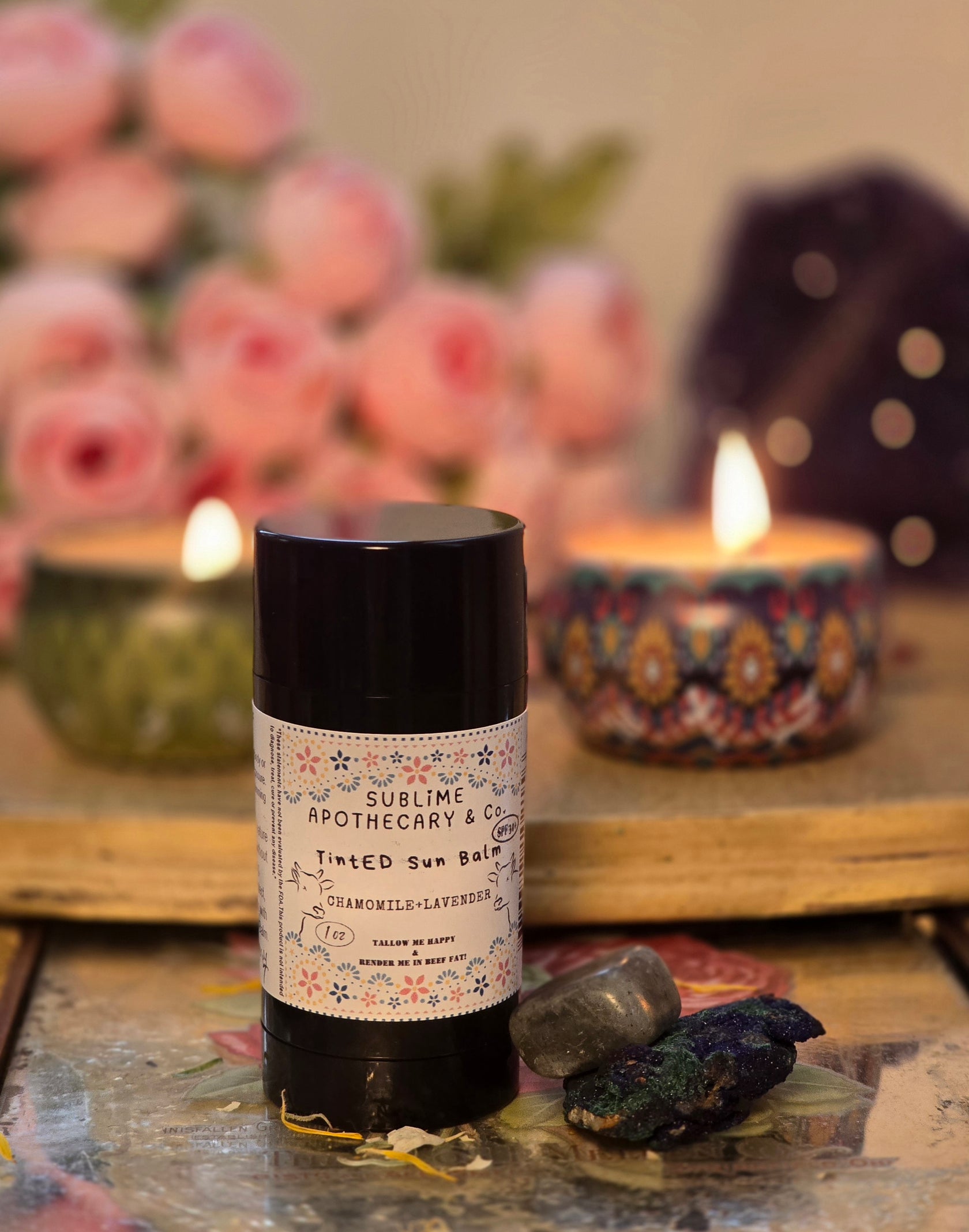 Tallow Face Tint With SPF 30+ Twist Up Tube (1oz or 4oz)