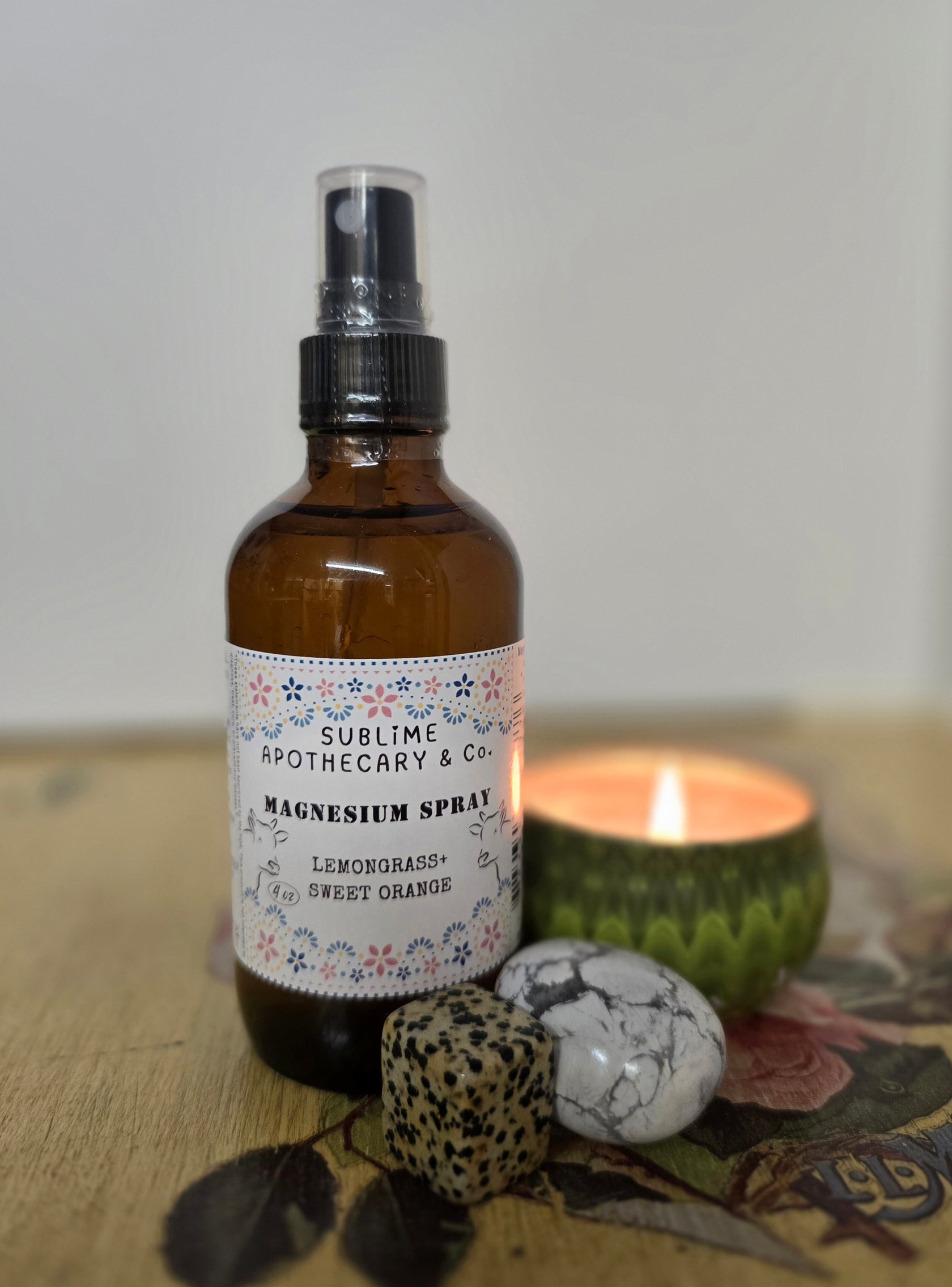 Energizing Magnesium Oil Spray Lemongrass + Sweet Orange 4 OZ