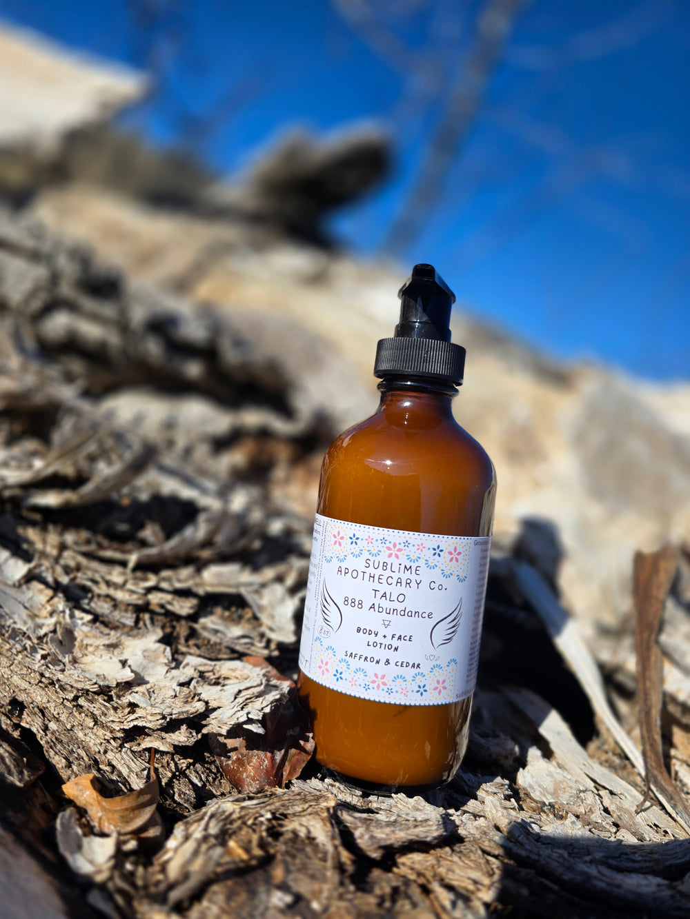 888 Abundance Body & Face Lotion (Saffron + Cedar)