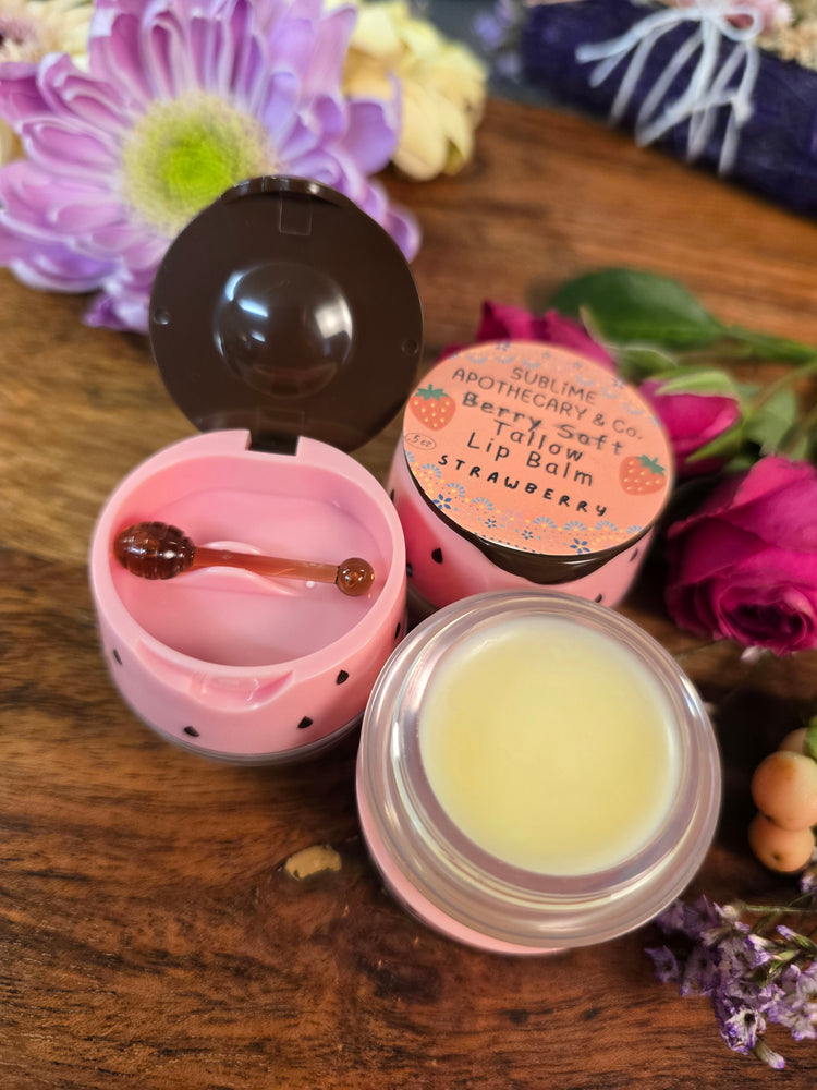 Lip balm pots Tallow Lip Balm
