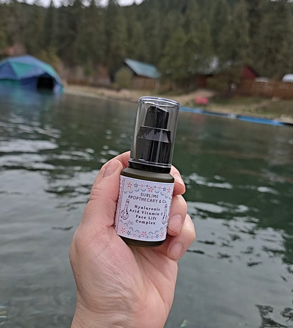 Hyaluronic Acid + Vitamin C Face Lift Complex with Pomegranate + Orange  Blossom
