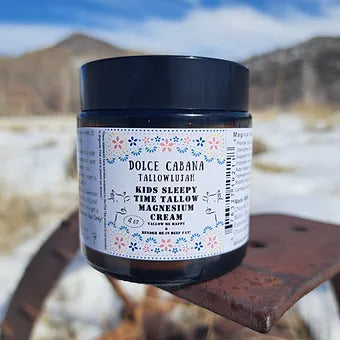 Kids Sleepy Time Tallow Magnesium Cream